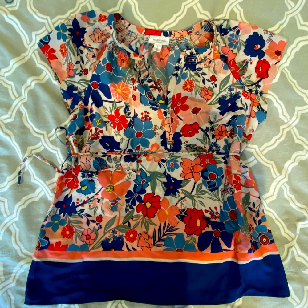 Motherhood maternity size large top